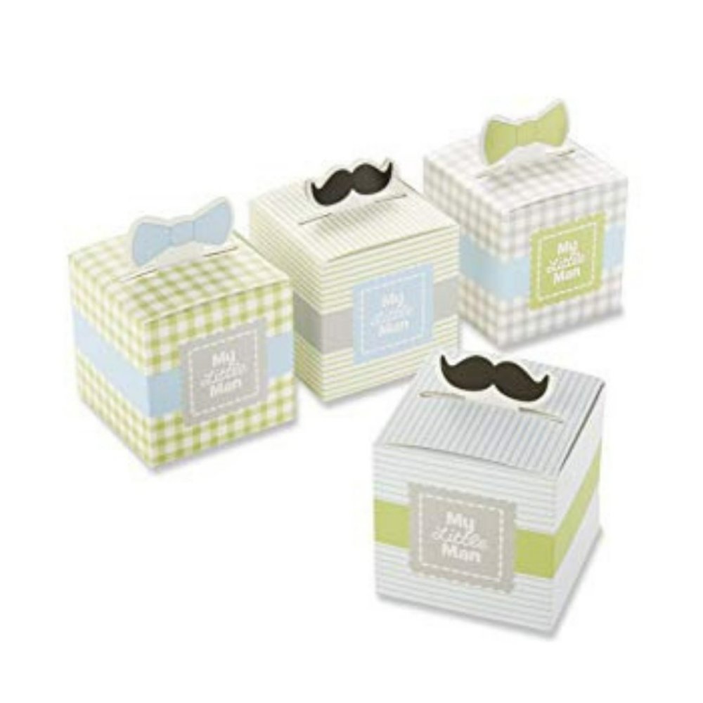 Kate Aspen My Little Man Favor Boxes Set of 24 Baby Shower Gifts 1st Birthday